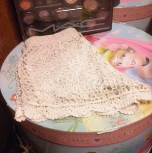 Crocheted shorts